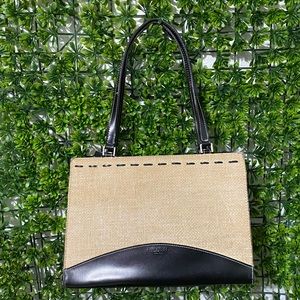 COPY Kate Spade Straw Structured Purse
